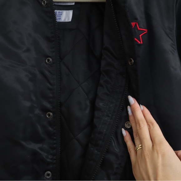 STARTER Black Bomber Logo Jacket NWT - Picture 10 of 16